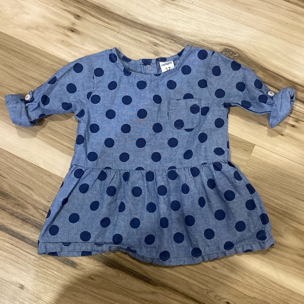 12 months baby girl Carter’s shirt